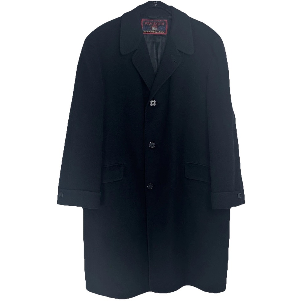 Eagle Clothes Pakasha 100% Cashmere Men's‎ Coat Size XL Vintage Quiet Luxury